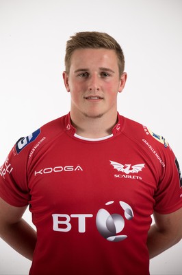 110816 - Scarlets Squad Portraits 2016-17 Season - Dafydd Hughes