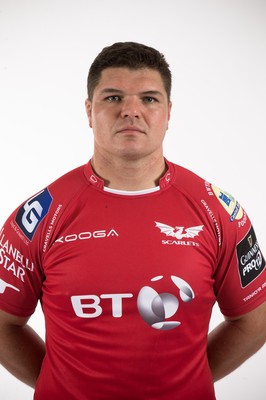 110816 - Scarlets Squad Portraits 2016-17 Season - Werner Kruger