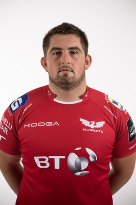 110816 - Scarlets Squad Portraits 2016-17 Season - Wyn Jones