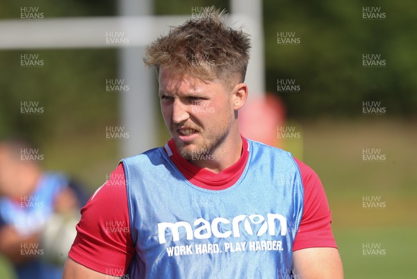 240821 - Scarlets Training Session - Tyler Morgan during training session
