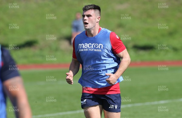 240821 - Scarlets Training Session - Joe Roberts during training session