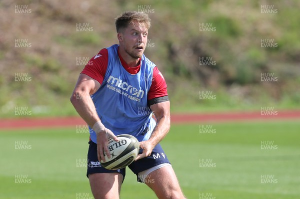 240821 - Scarlets Training session - Tyler Morgan during training session