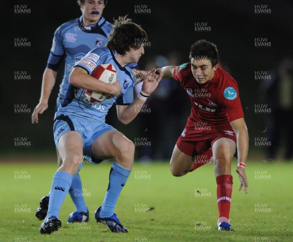 30.09.09 - Scarlets U16s v Blues North U16s - WRU Under 16 Regional Championship - Blues Josh Flye. 