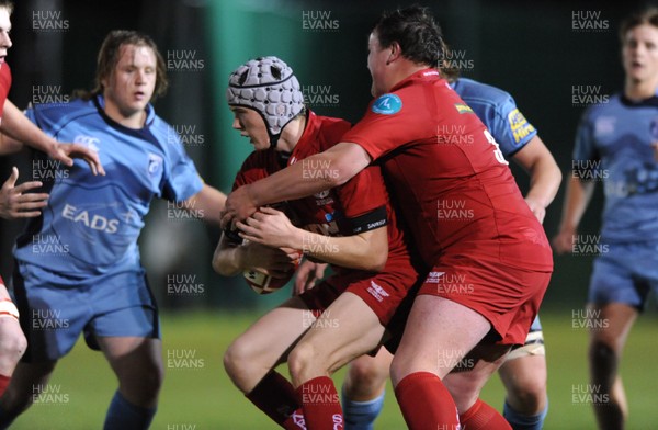 30.09.09 - Scarlets U16s v Blues North U16s - WRU Under 16 Regional Championship - Scarlets Sion Bennet. 