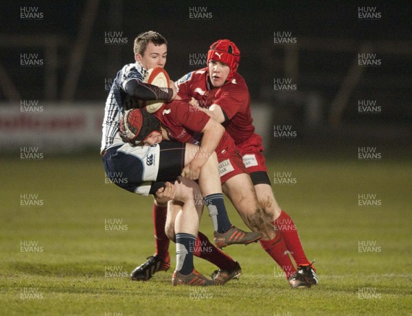 200213 - Scarlets v Cardiff Blues South - Age Grade Final -  The Blues Attack with the ball 