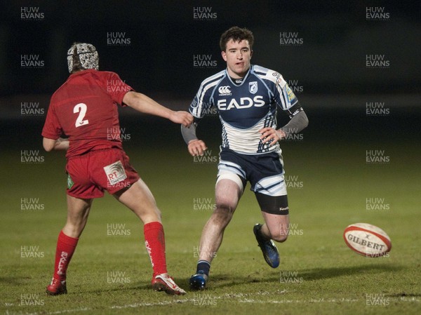 200213 - Scarlets v Cardiff Blues South - Age Grade Final -  The Blues Attack with the ball 