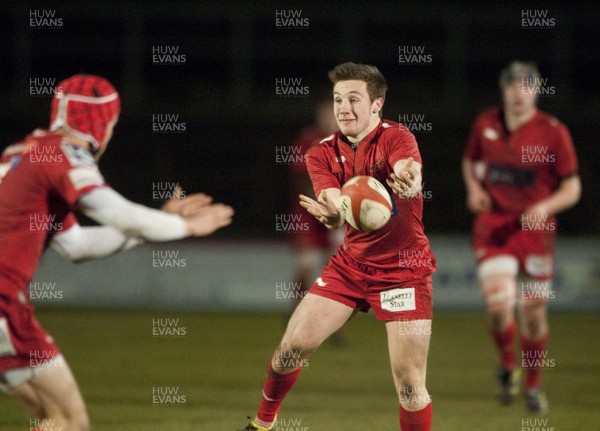 200213 - Scarlets v Cardiff Blues South - Age Grade Final -  The Scarlets attack with the ball 