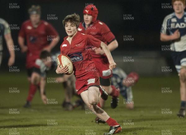 200213 - Scarlets v Cardiff Blues South - Age Grade Final -  The Scarlets attack with the ball 