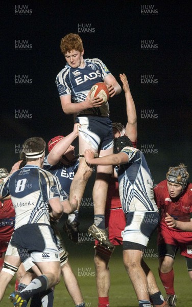 200213 - Scarlets v Cardiff Blues South - Age Grade Final -  The Blues Attack with the ball 