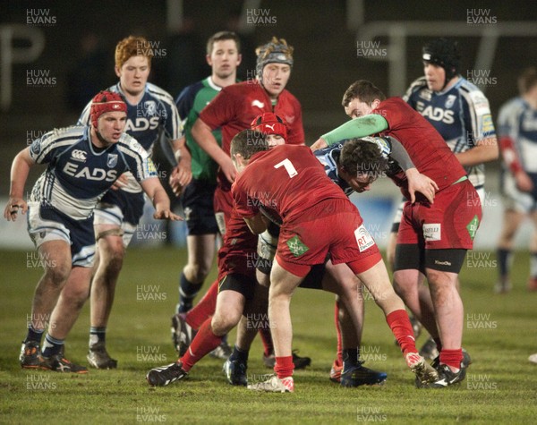 200213 - Scarlets v Cardiff Blues South - Age Grade Final -  The Blues Attack with the ball 