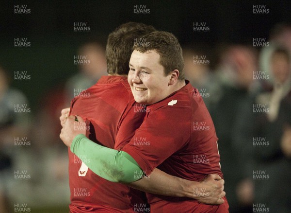 200213 - Scarlets v Cardiff Blues South - Age Grade Final -  The Scarlets celebrate