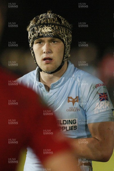 28.10.09 Scarlets Under 16's v Ospreys Under 16's - Regional Age Grade Championship - Ospreys' flanker Keiren Mattocks. 