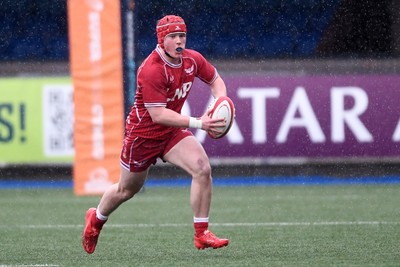 230225 - Scarlets U18s v Dragons U18s - Regional Age-Grade Championship finals - Gryff Watkins of Scarlets U18s