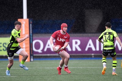 230225 - Scarlets U18s v Dragons U18s - Regional Age-Grade Championship finals - Gryff Watkins of Scarlets U18s