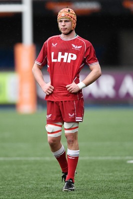 230225 - Scarlets U18s v Dragons U18s - Regional Age-Grade Championship finals - Ollie Lewis of Scarlets U18s