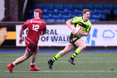 230225 - Scarlets U18s v Dragons U18s - Regional Age-Grade Championship finals - Joe Salter of Dragons U18s