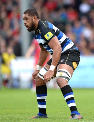 200816 - Scarlets v Bath - Preseason Friendly -Taulupe Faletau of Bath