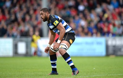 200816 - Scarlets v Bath - Preseason Friendly -Taulupe Faletau of Bath