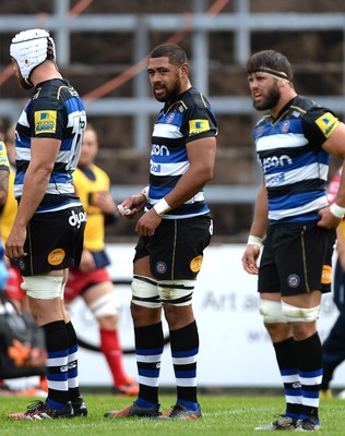 200816 - Scarlets v Bath - Preseason Friendly -Taulupe Faletau of Bath