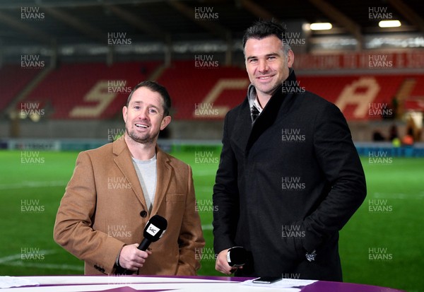 141219 - Scarlets v Bayonne - European Rugby Challenge Cup - Shane Williams and Mike Phillips