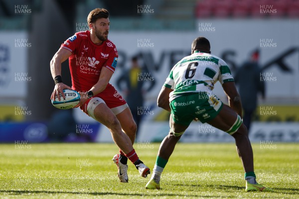 230324 - Scarlets v Benetton - United Rugby Championship - Johnny Williams of Scarlets