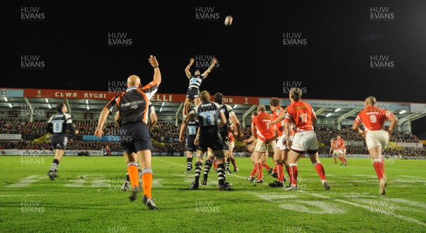 24.10.08 - Llanelli Scarlets v Bristol - EDF Energy Cup - A general view of Stradey Park during Llanelli Scarlets v Bristol match. 