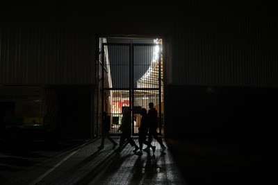 061225 - Scarlets v Bristol Bears - Investec European Champions Cup - General View of fans outside Parc y Scarlets