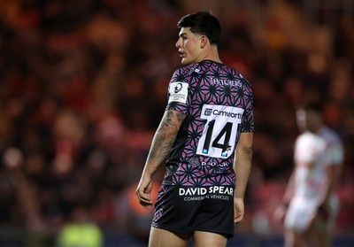 061225 - Scarlets v Bristol Bears - Investec European Champions Cup - Louis Rees-Zammit of Bristol Bears 