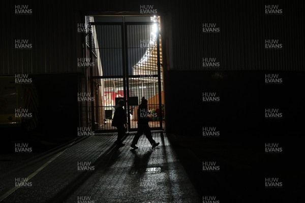 061225 - Scarlets v Bristol Bears - Investec European Champions Cup - General View of fans outside Parc y Scarlets