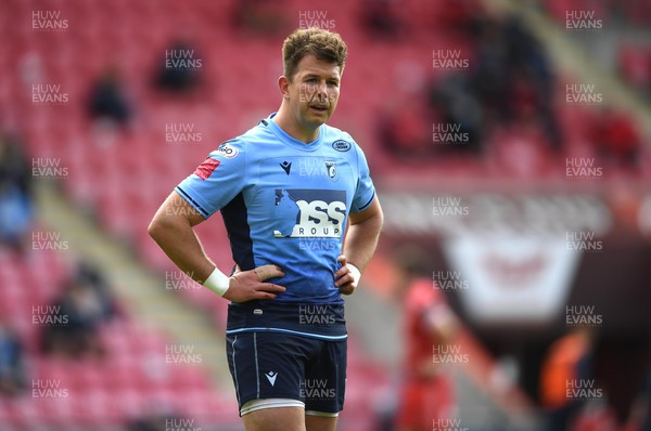 150521 - Scarlets v Cardiff Blues - Guinness PRO14 Rainbow Cup - Jason Harries of Cardiff Blues