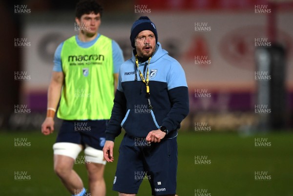 220121 - Scarlets v Cardiff Blues - Guinness PRO14 - Cardiff Blues coach Richie Rees