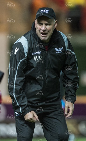 281017 - Scarlets v Cardiff Blues - Guinness PRO14 - Wayne Pivac Scarlets Head Coach 