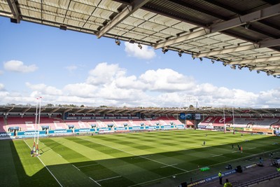 180426 - Scarlets v Cardiff Rugby - United Rugby Championship - General View of Parc y Scarlets