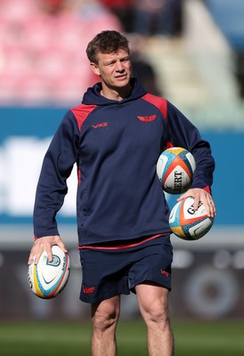 180426 - Scarlets v Cardiff Rugby - United Rugby Championship - Scarlets Head Coach Dwayne Peel 