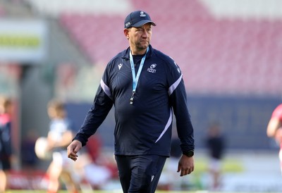 180426 - Scarlets v Cardiff Rugby - United Rugby Championship - Cardiff Rugby Head Coach Corniel van Zyl 