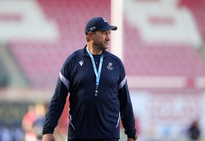 180426 - Scarlets v Cardiff Rugby - United Rugby Championship - Cardiff Rugby Head Coach Corniel van Zyl 