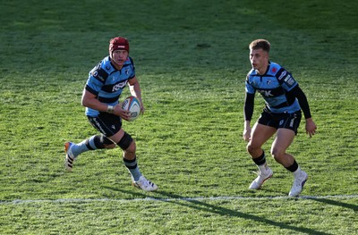 180426 - Scarlets v Cardiff Rugby - United Rugby Championship - James Botham of Cardiff 