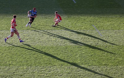 180426 - Scarlets v Cardiff Rugby - United Rugby Championship - James Botham of Cardiff 