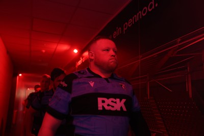 180426 - Scarlets v Cardiff Rugby - United Rugby Championship - Keiron Assiratti of Cardiff 