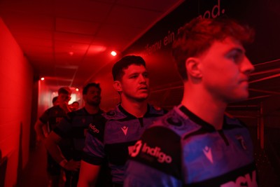 180426 - Scarlets v Cardiff Rugby - United Rugby Championship - James Botham of Cardiff 