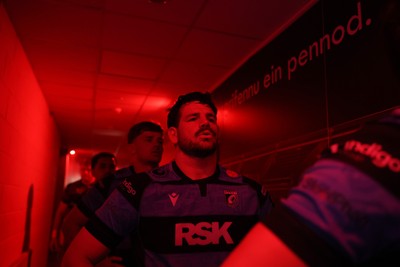 180426 - Scarlets v Cardiff Rugby - United Rugby Championship - Alun Lawrence of Cardiff 