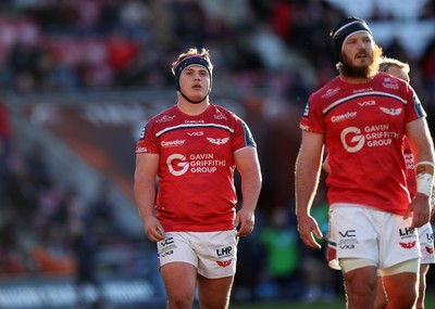 180426 - Scarlets v Cardiff Rugby - United Rugby Championship - Josh Morse of Scarlets 