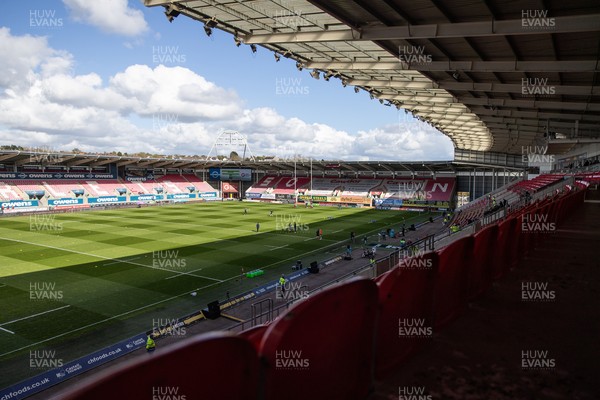 180426 - Scarlets v Cardiff Rugby - United Rugby Championship - General View of Parc y Scarlets