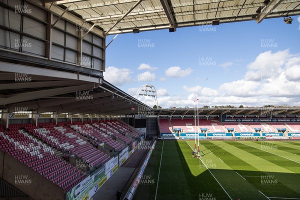 180426 - Scarlets v Cardiff Rugby - United Rugby Championship - General View of Parc y Scarlets