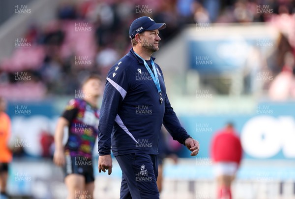 180426 - Scarlets v Cardiff Rugby - United Rugby Championship - Cardiff Rugby Head Coach Corniel van Zyl 