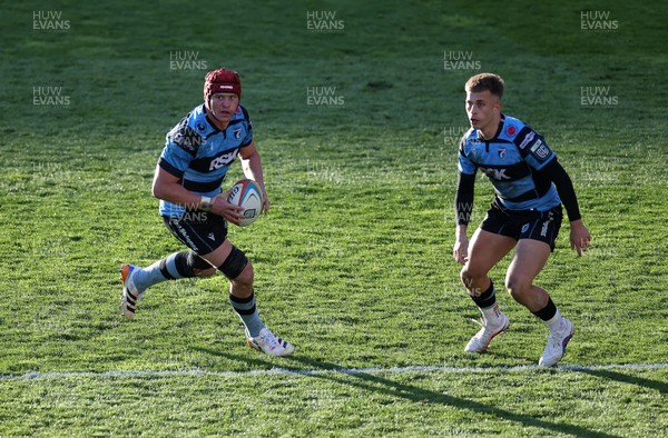 180426 - Scarlets v Cardiff Rugby - United Rugby Championship - James Botham of Cardiff 