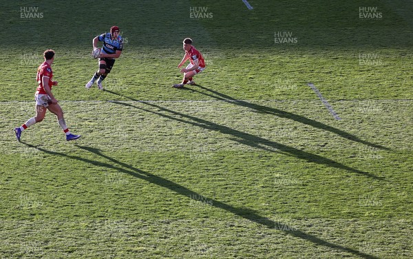 180426 - Scarlets v Cardiff Rugby - United Rugby Championship - James Botham of Cardiff 