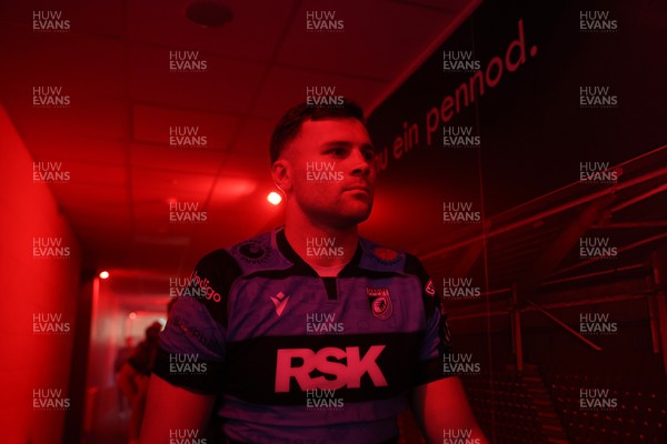 180426 - Scarlets v Cardiff Rugby - United Rugby Championship - Mason Grady of Cardiff 