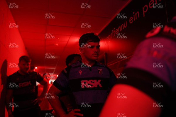 180426 - Scarlets v Cardiff Rugby - United Rugby Championship - Alex Mann of Cardiff 