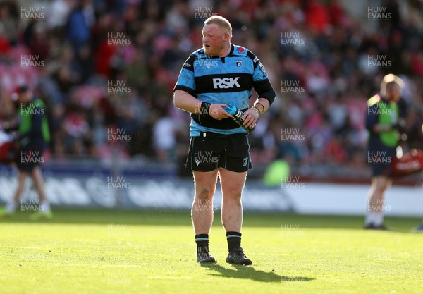 180426 - Scarlets v Cardiff Rugby - United Rugby Championship - Keiron Assiratti of Cardiff 